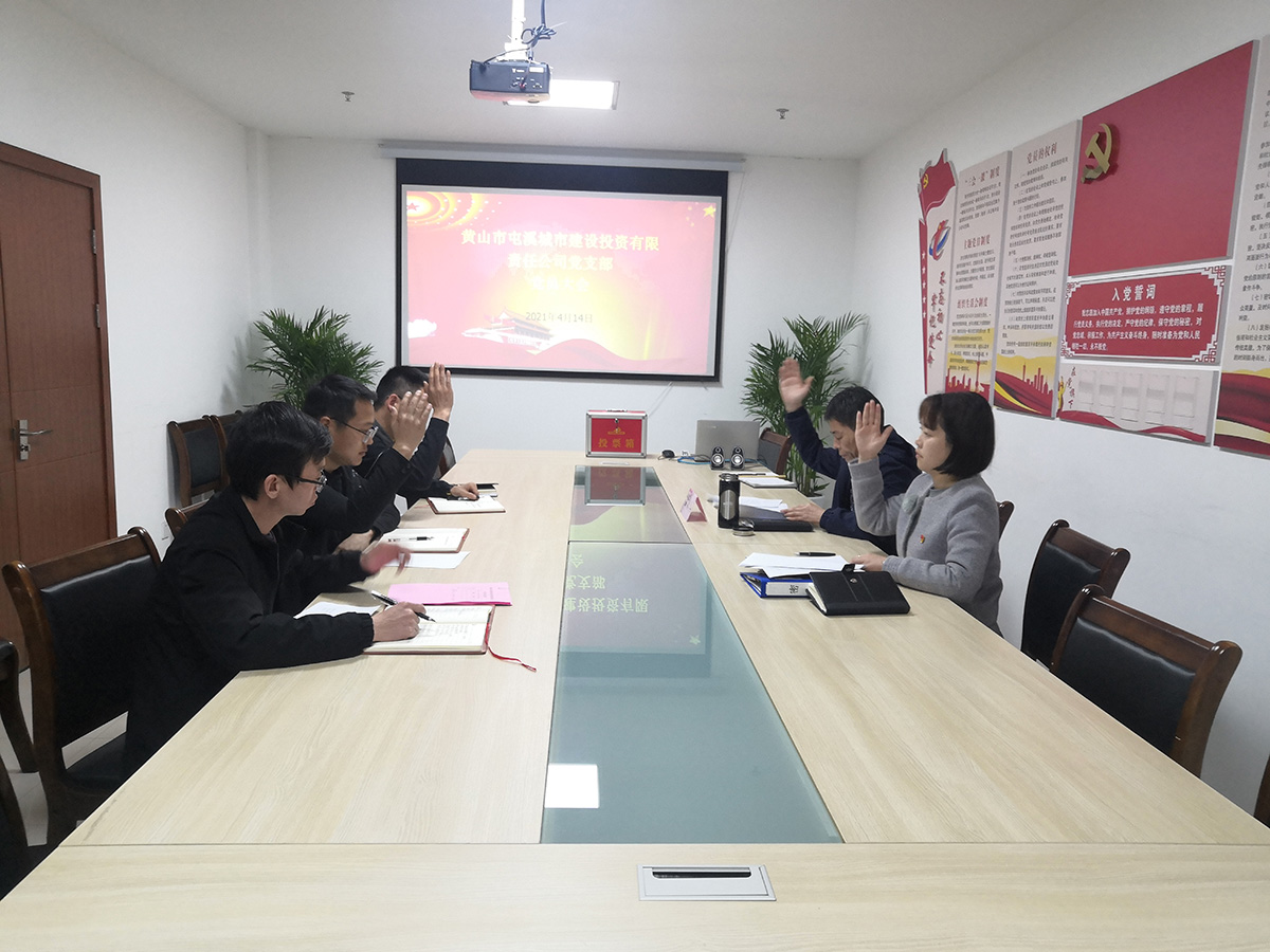 屯溪區(qū)國投集團(tuán)機關(guān)黨支部成立暨第一屆支部委員會選舉大會勝利召開